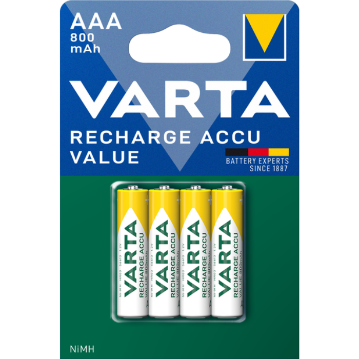 Oplaadbare AAA batterij - Varta