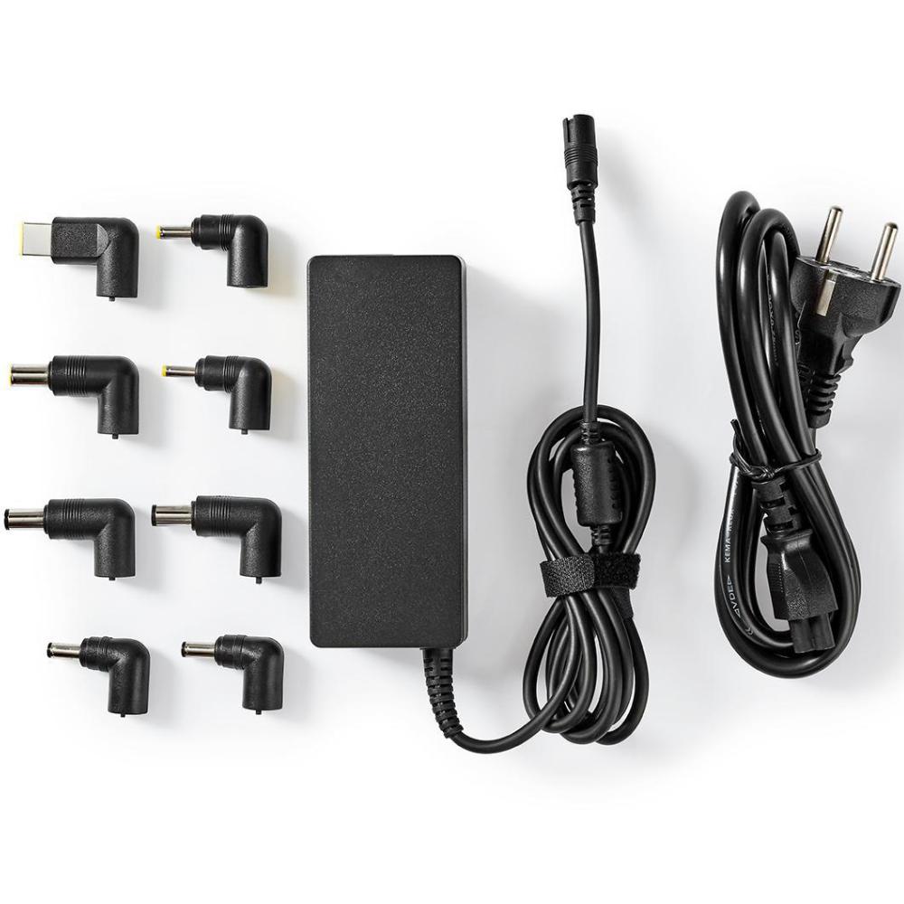 Notebook-Adapter Universeel 8 Connectoren 90 W Uitgang 15 V - 20 V / - Nedis
