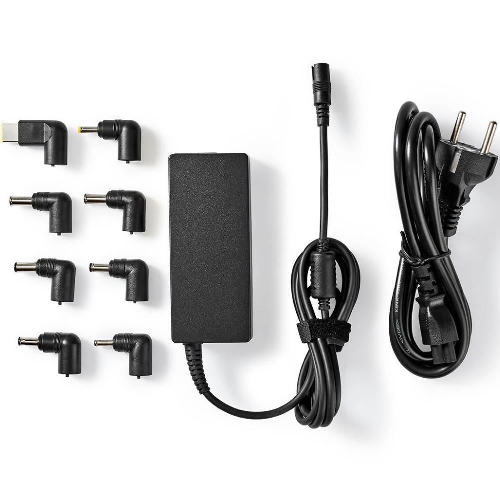 Notebook-Adapter Universeel 8 Connectoren 65 W Uitgang 15 V - 20 V / - Nedis
