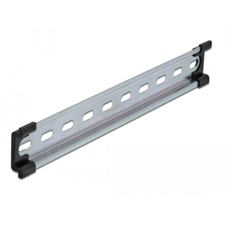 Delock Hutschiene 35 x 7,5 mm (25 cm) Stahl - Delock