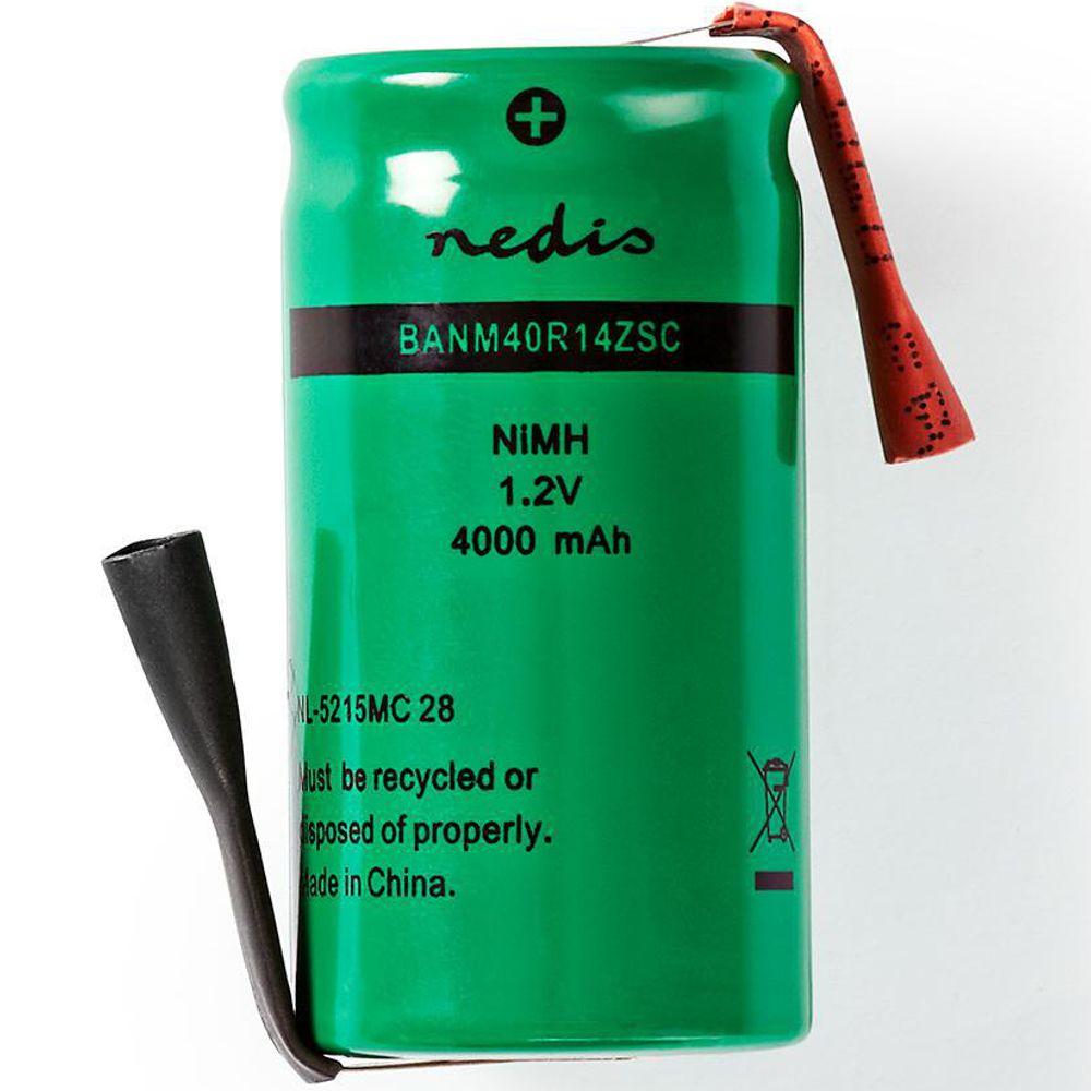Oplaadbare D batterij - Nedis
