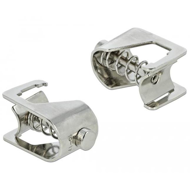 Delock Schirmklemme für Stromschiene - Kabeldurchmesser 10 - 17 mm -