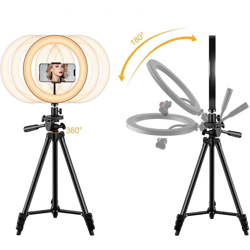 Selfiestick set met 3-poot, ringlicht en bluetooth - Allteq