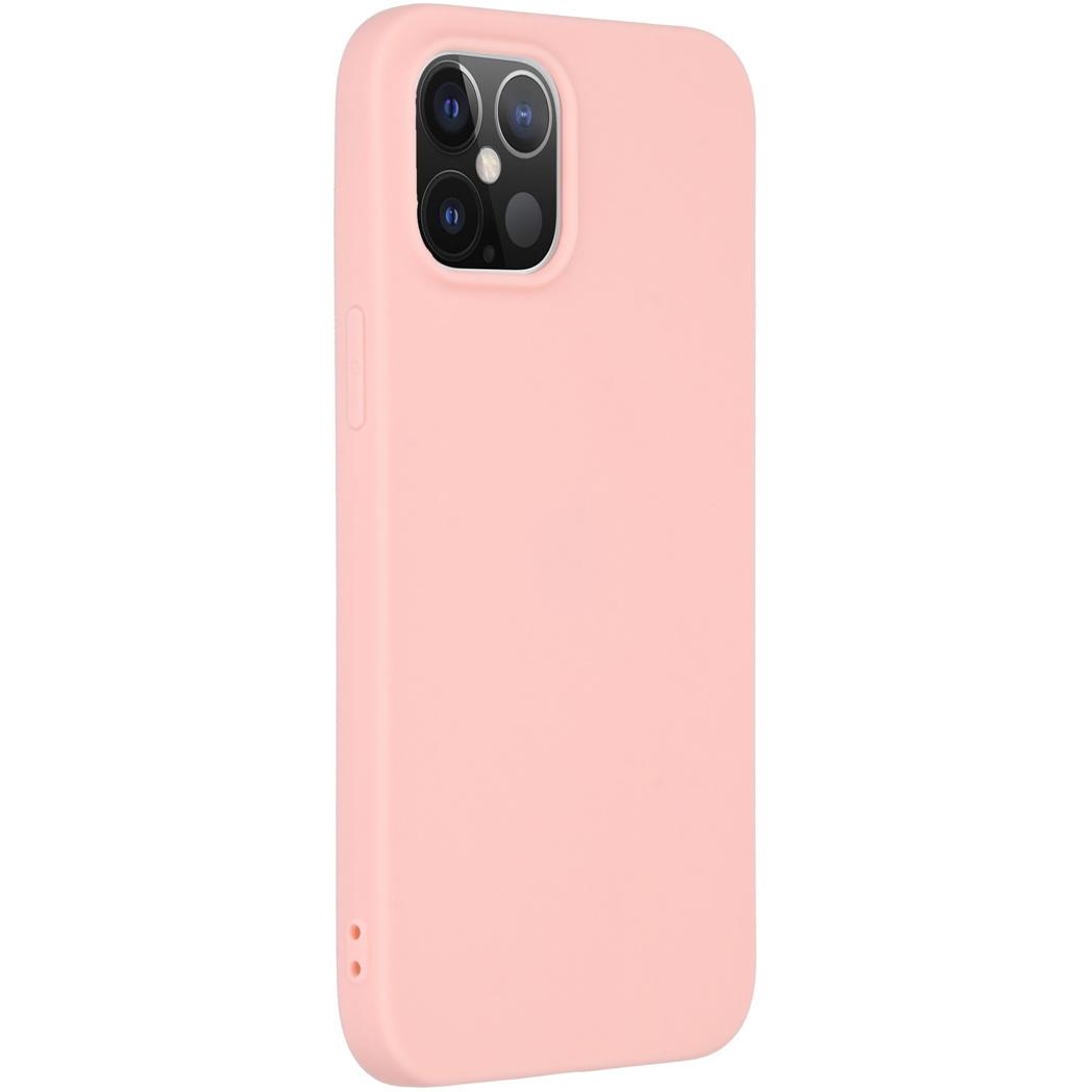 Color Backcover iPhone 12 6.7 inch - Roze - Roze / Pink - iMoshion