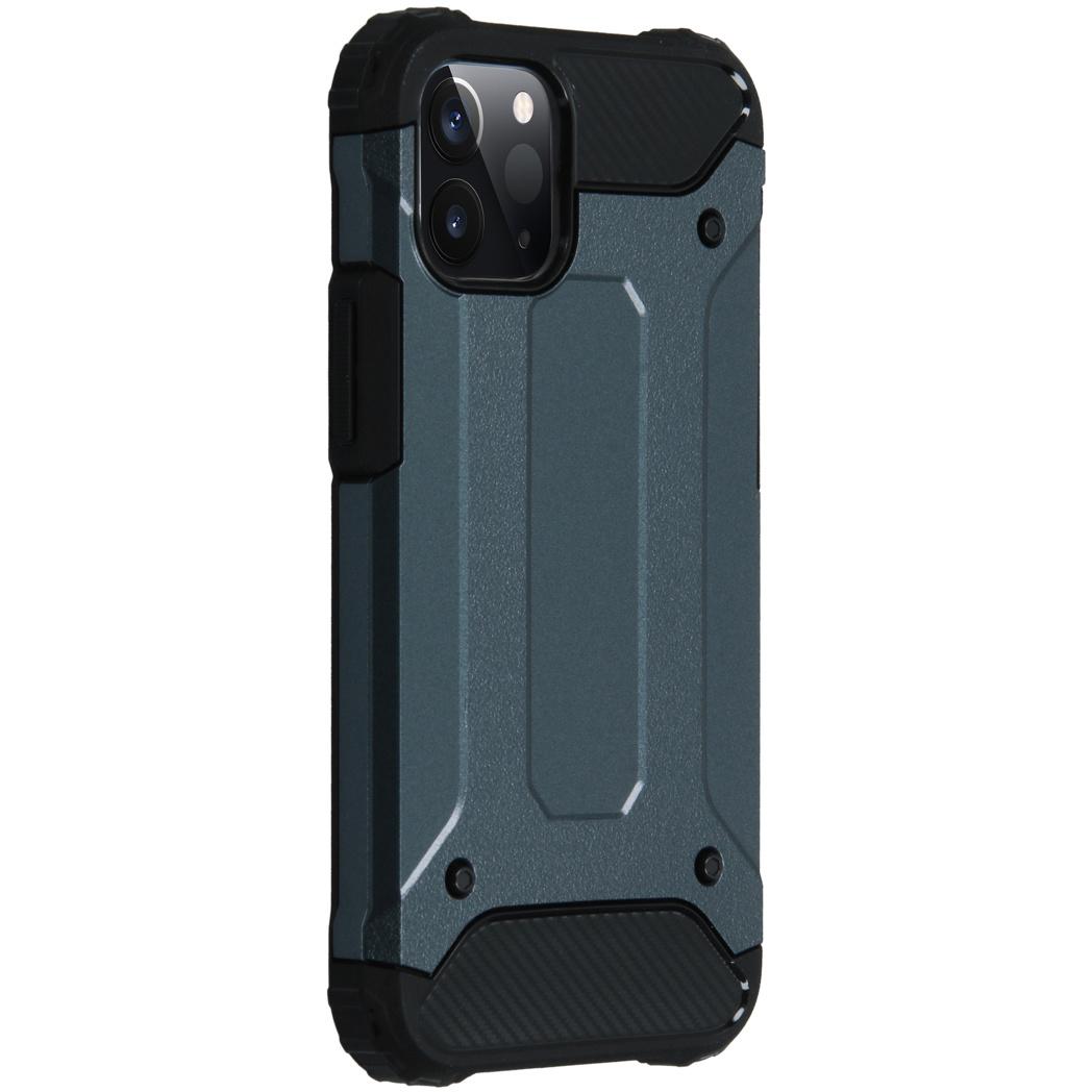 Rugged Xtreme Backcover iPhone 12 5.4 inch - Donkerblauw - Donkerblauw / D - iMoshion