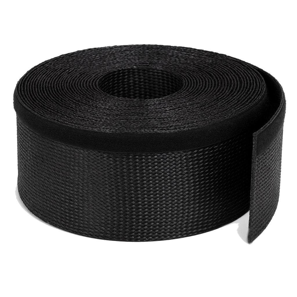 Delock Geflechtschlauch mit Klettverschluss 5 m x 32 mm schwarz - Delo