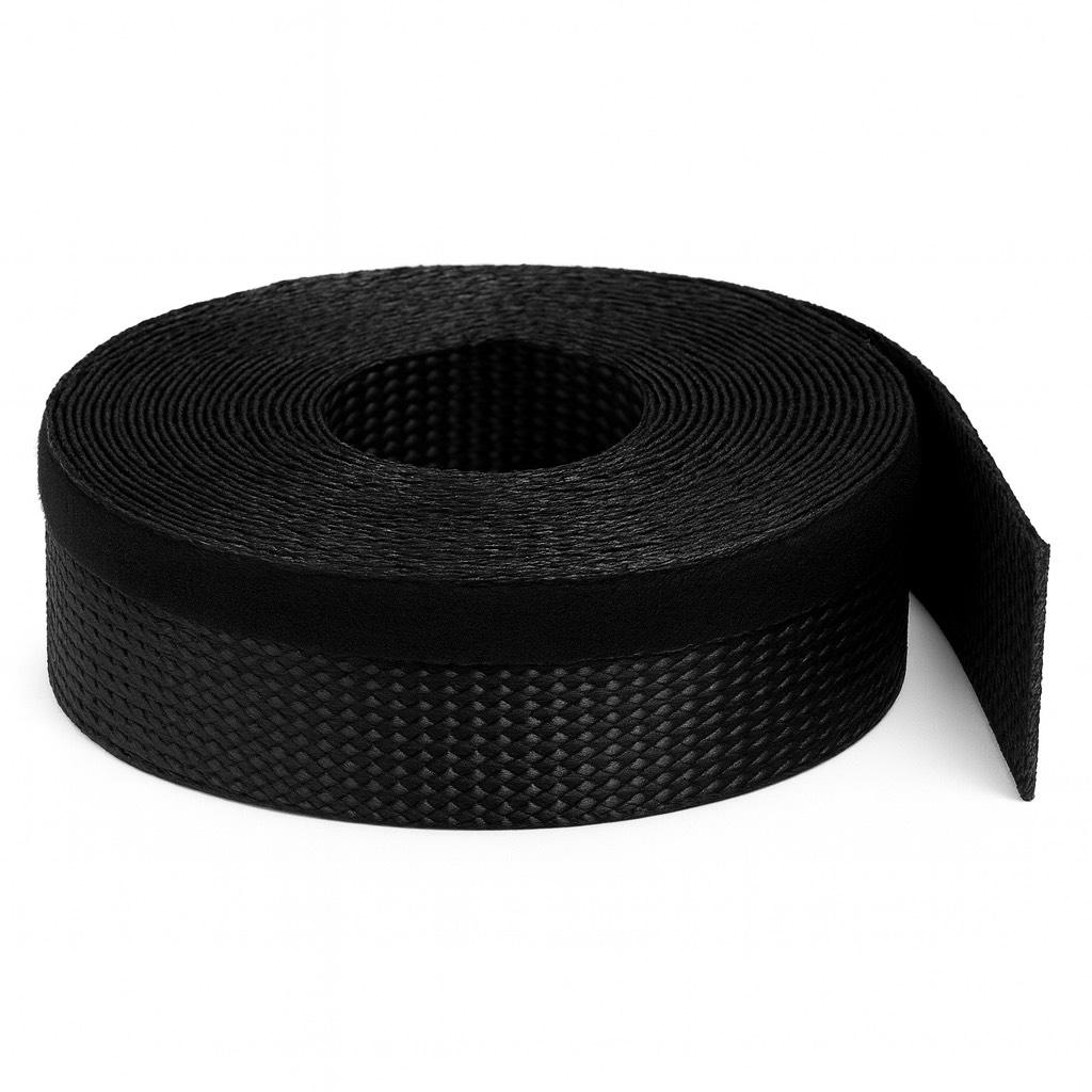 Delock Geflechtschlauch mit Klettverschluss 5 m x 19 mm schwarz - Delo