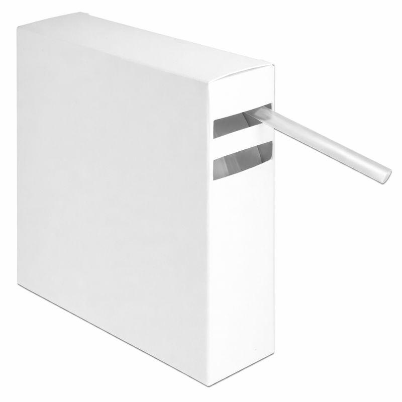 Delock Schrumpfschlauch Box 10 m x 9,5 mm transparent - Delock