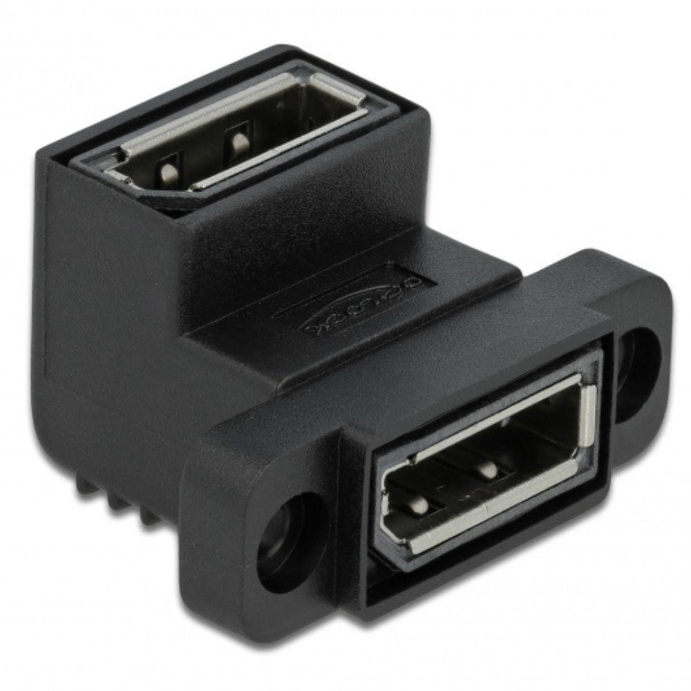 Delock Easy 45 DisplayPort-Adapter um 90 Grad abgewinkelt - Delock
