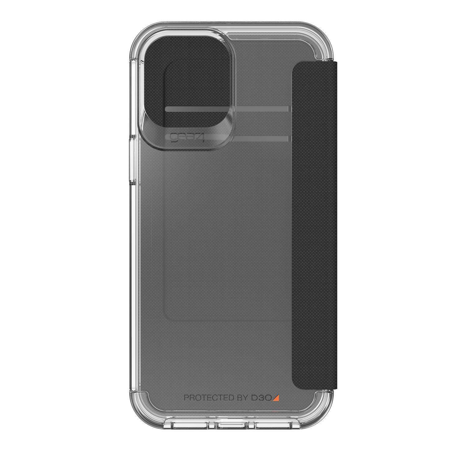 Wembley Flip Booktype iPhone 12 6.7 inch - Transparant - Transparant / Tra - Gear4