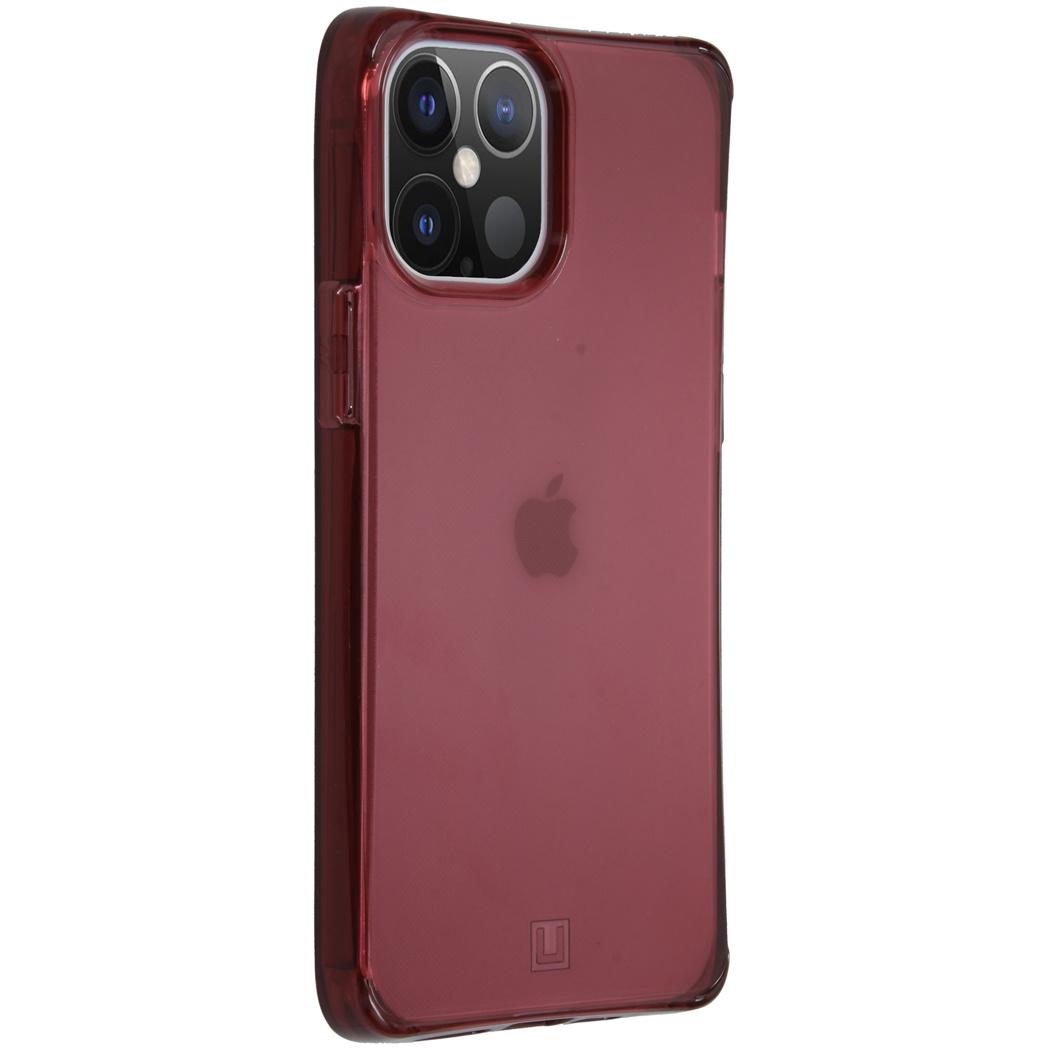 Plyo Backcover iPhone 12 6.7 inch - Aubergine - Rood / Red - UAG