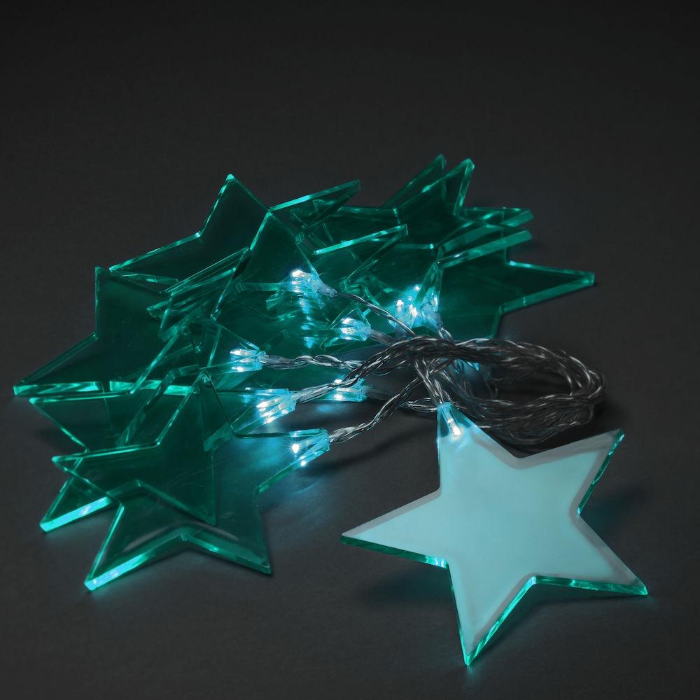 Lichtketting - led kerstverlichting binnen - 10 lampjes - 2.25 meter - warm wit