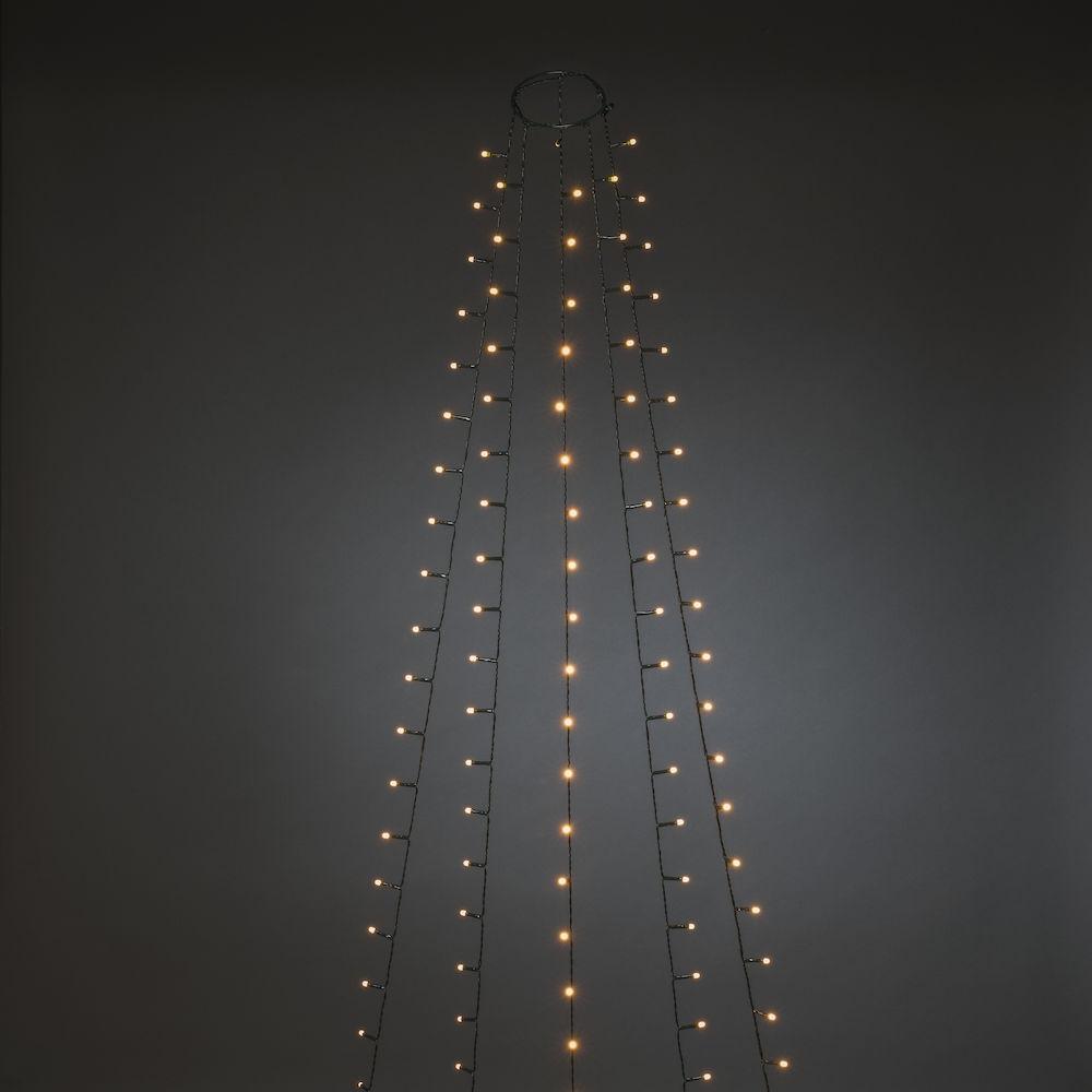 Lichtmantel - led kerstverlichting buiten en binnen - 150 lampjes - 1.8 meter - extra warm wit