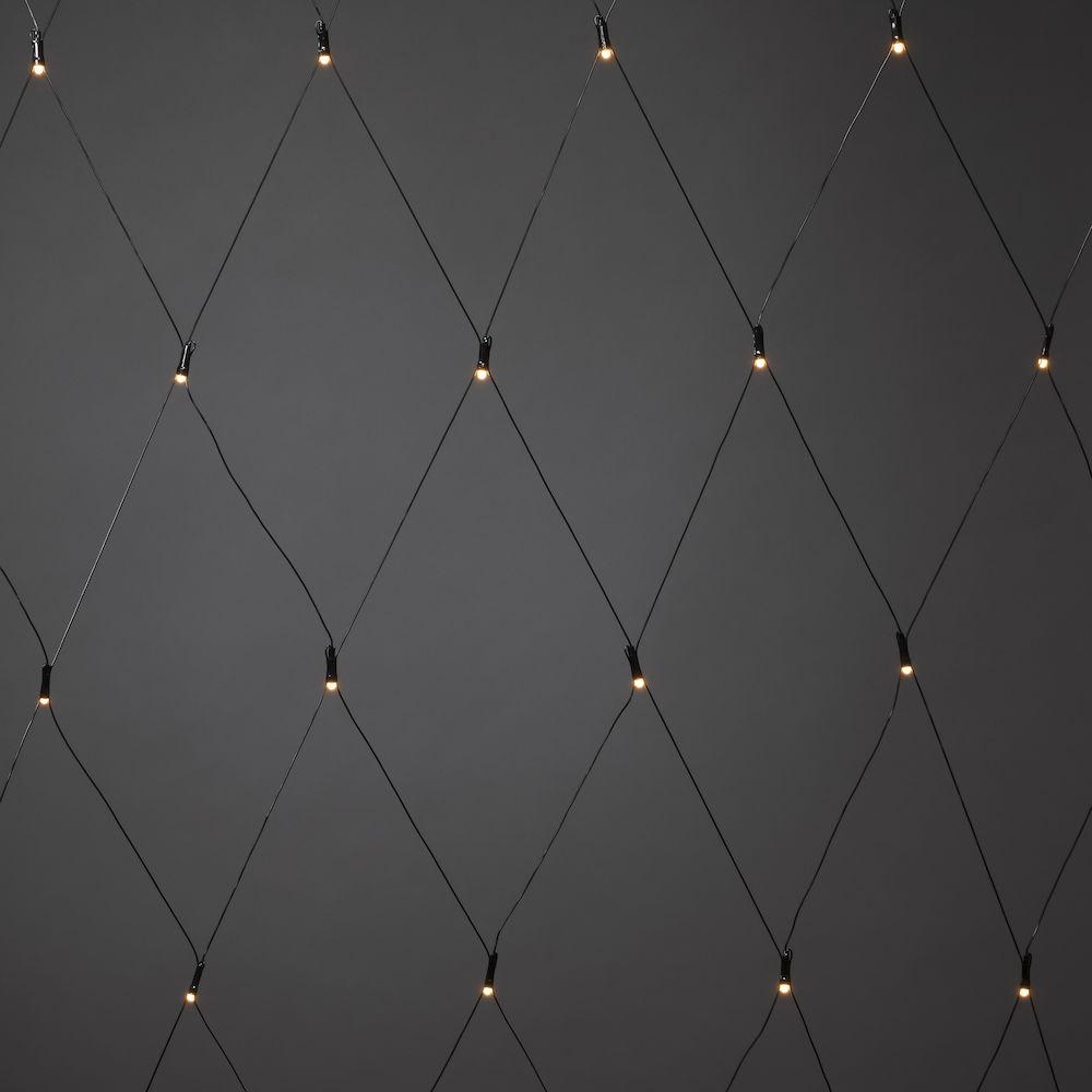 Netverlichting - led kerstverlichting buiten en binnen - 32 lampjes - 2 x 2 meter - extra warm wit