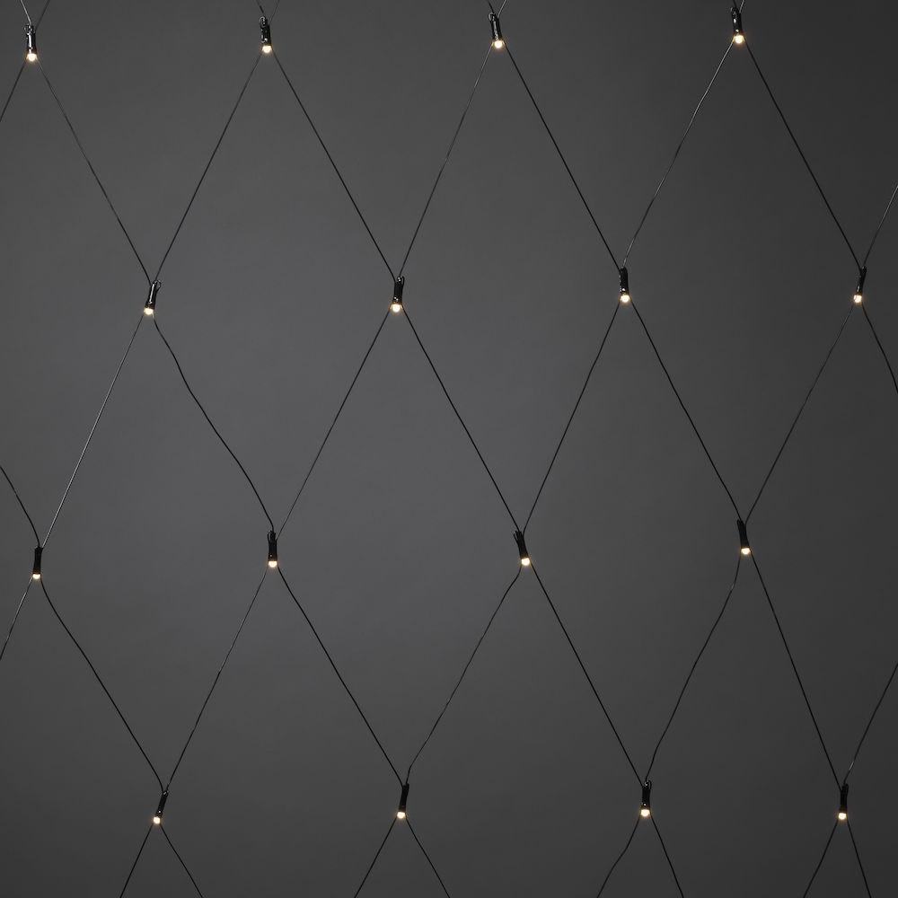 Netverlichting - led kerstverlichting buiten en binnen - 120 lampjes - 2 x 2 meter - warm wit