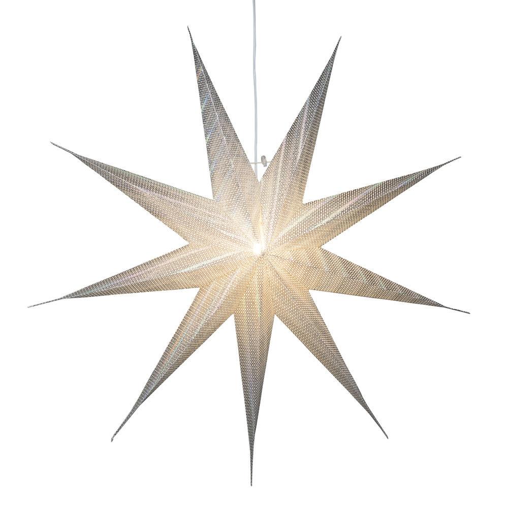 Kerstster - kerstverlichting binnen - 1 lampje - 115 x 115 cm - warm wit - E14