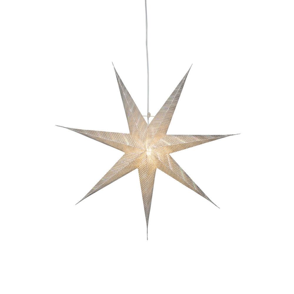 Kerstster - kerstverlichting binnen - 1 lampje - 78 x 78 cm - warm wit - E14