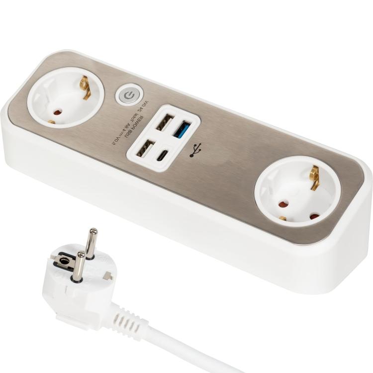 Stekkerdoos 3x USB A + 1x USB C