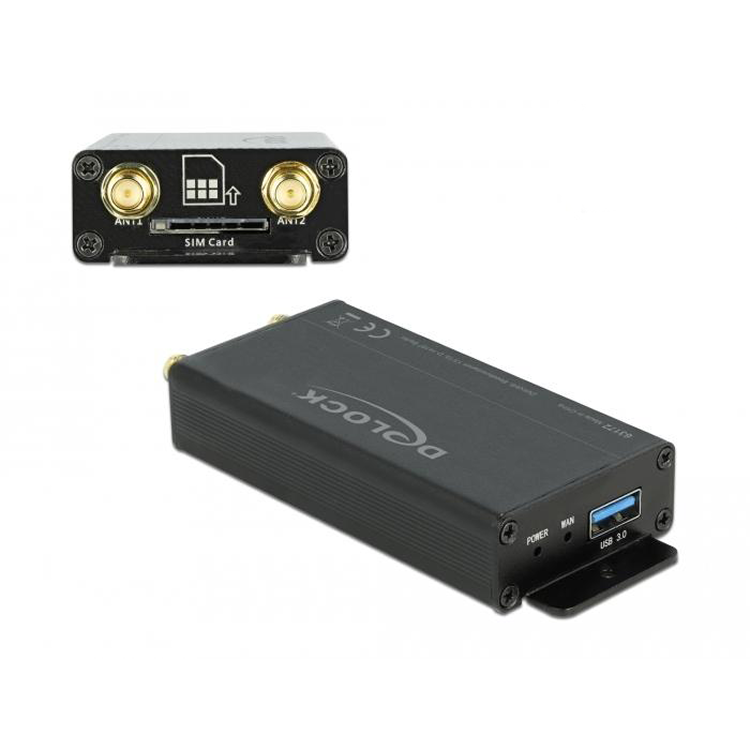 Delock USB 3.0 converter voor M.2 Key B module met SIM slot en behuizing - Delock