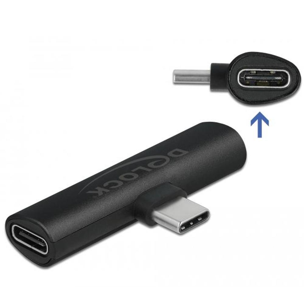 Delock Adapter USB Type-C™ zu 2 x USB Type-C™ PD schwarz - Delock