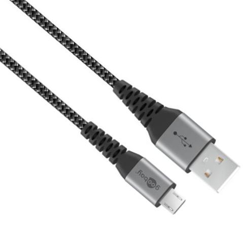 USB A naar Micro USB kabel - Goobay
