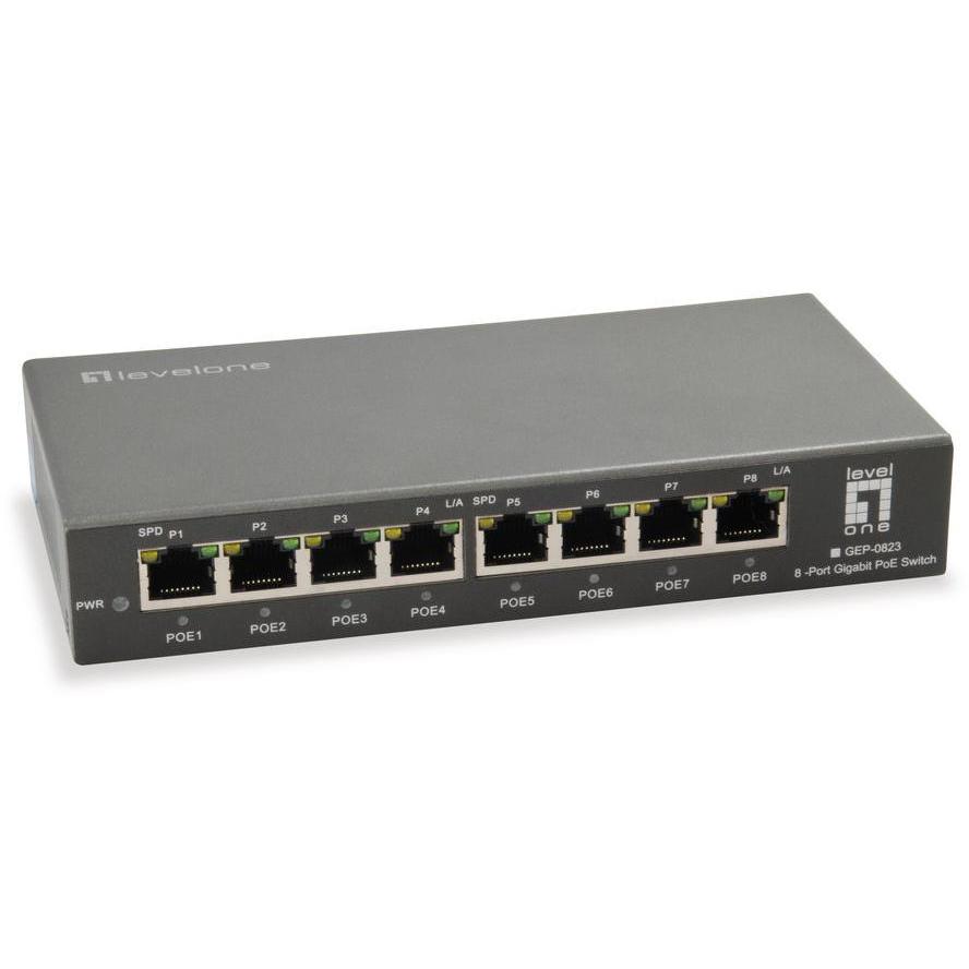 8-poorts netwerk switch