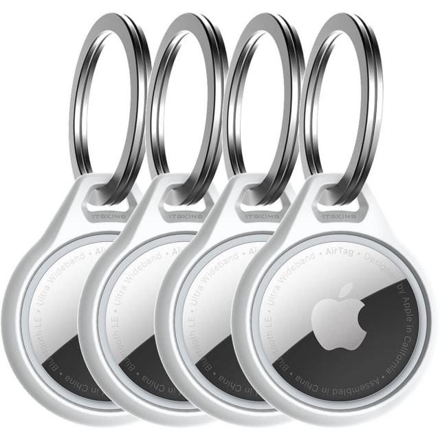 Apple AirTag sleutelhanger set - wit - Itskins