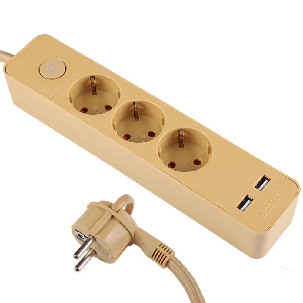 Stekkerdoos - 3-voudig - USB