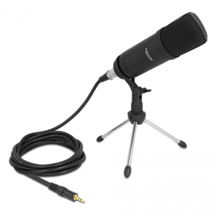 Delock Professionele Computer Podcasting Microfoon met XLR Aansluiting en - Delock