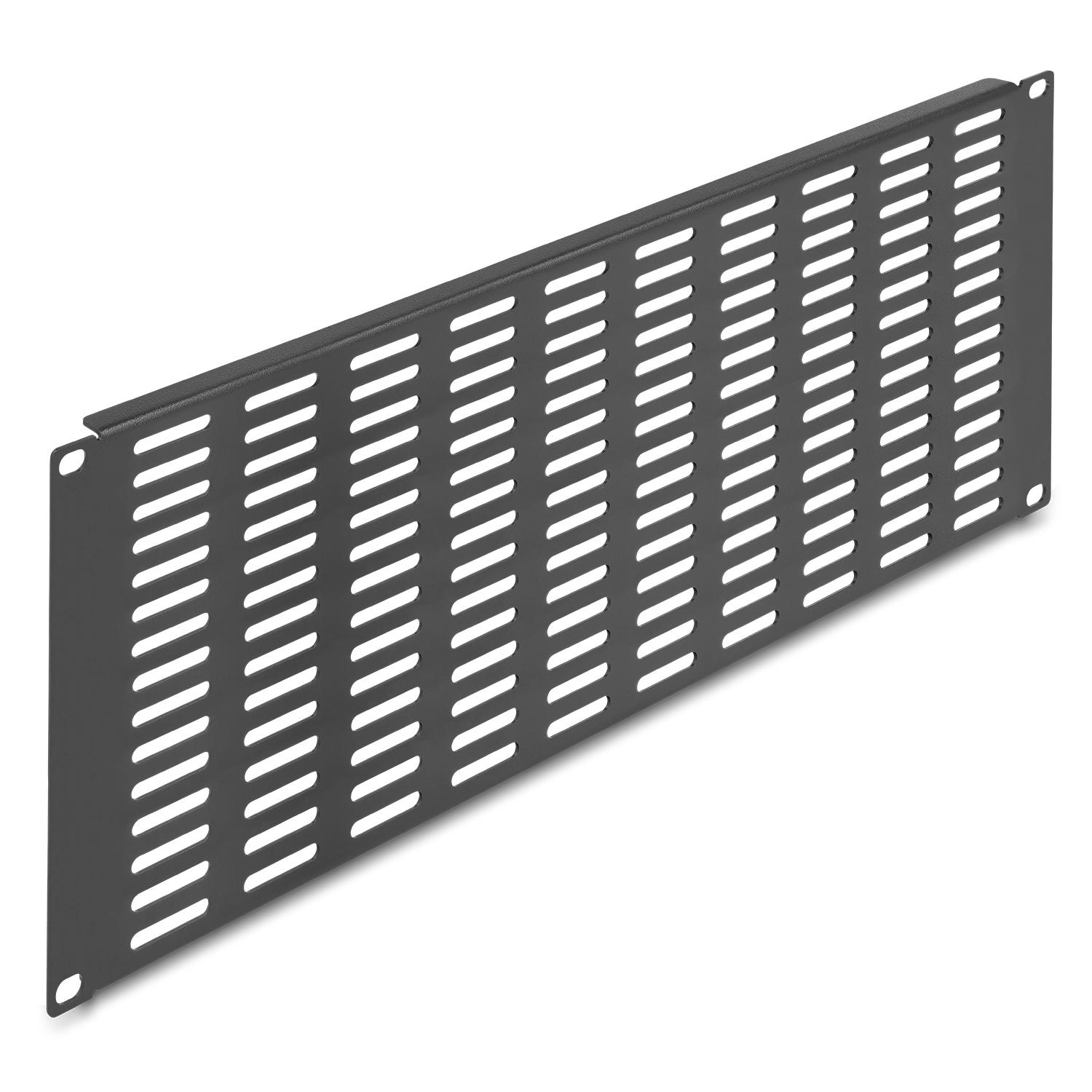 Delock 19″-Netzwerkschrankplatte mit Lüftungsschlitzen horizontal 4