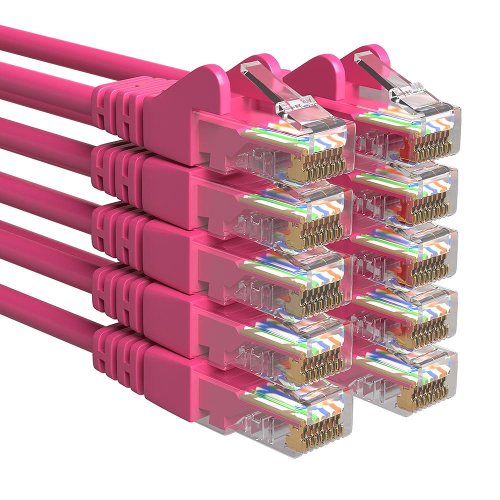 U/UTP Cat 5e - 30 meter - Roze - Allteq