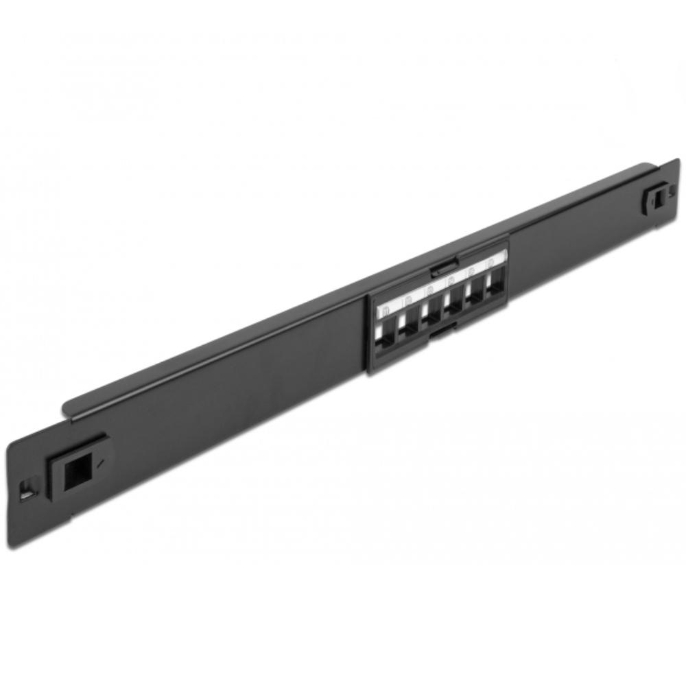 Keystone-Patchpanel - Für 19 Serverschrank - 12 Ports - Werkzeuglos