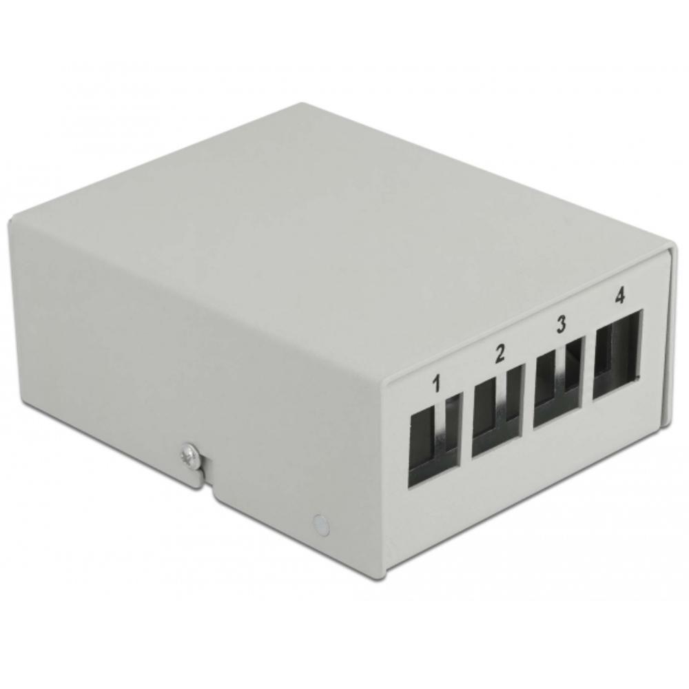 Wand + DIN-Schiene Patchpanel