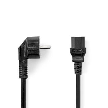 Stromkabel Typ F (CEE 7/7) Stecker IEC-320-C13 Gewinkelt Gerade - Nedi