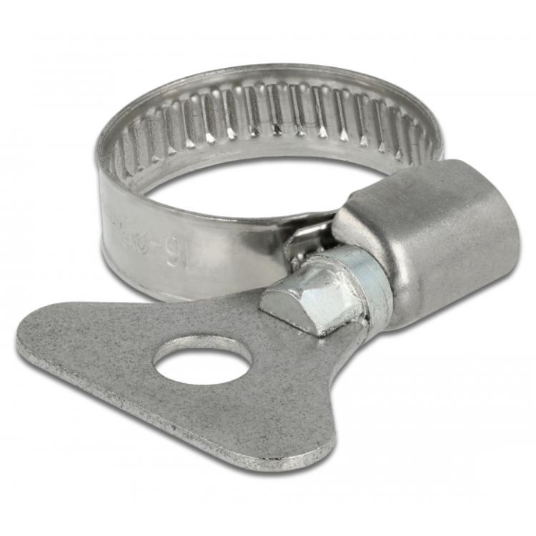 Delock Schlauchschelle 16-25mm Metall (10 St.) - Delock