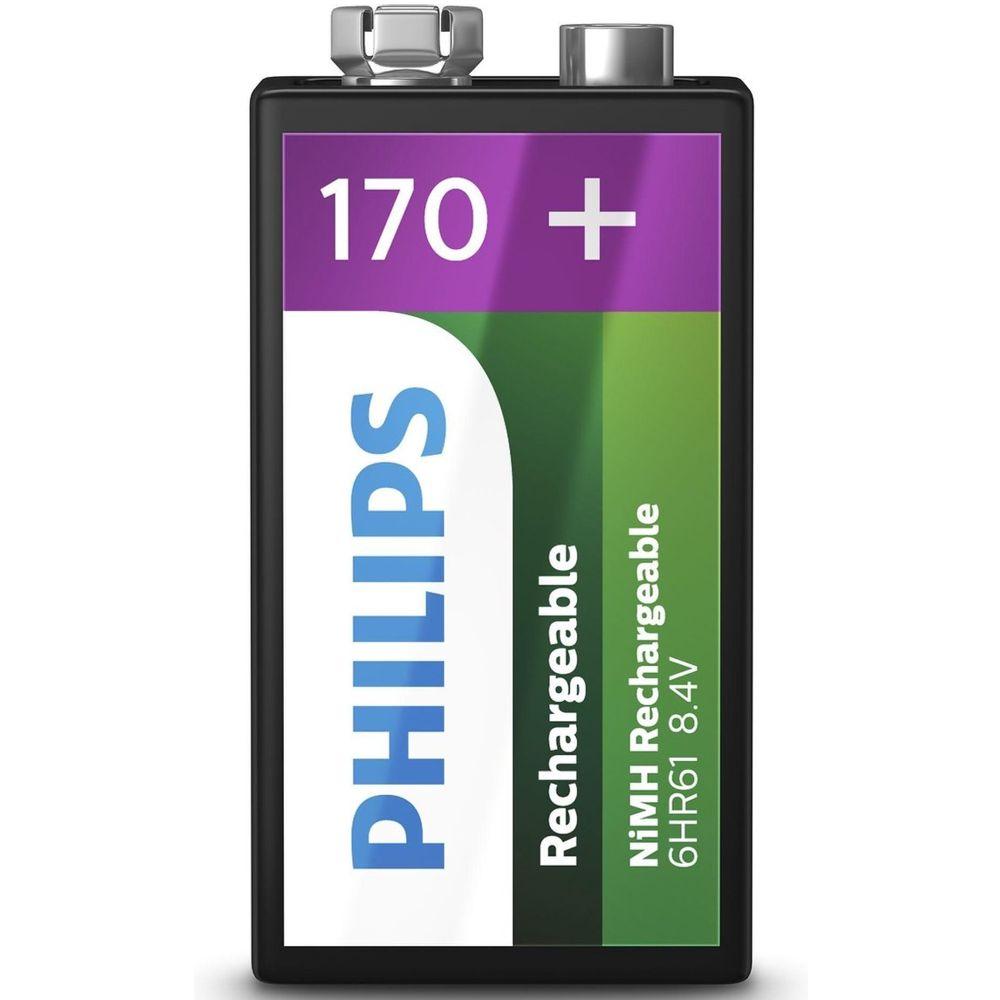 Philips Rechargeable NimH 9V/HR22 170mah blister 1 - Philips