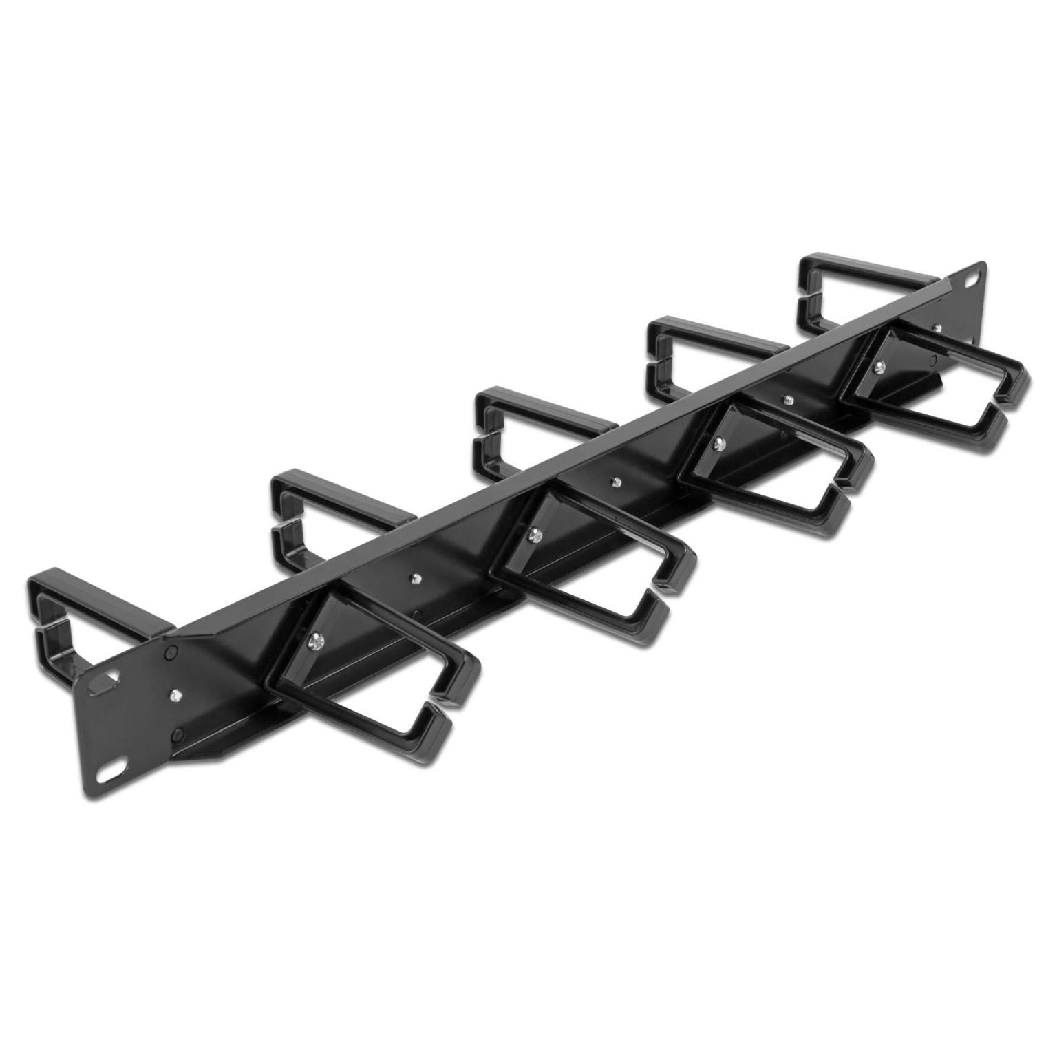 Delock 19″ Kabelmanagement Rangierpanel beidseitig mit 9 Bügeln (5