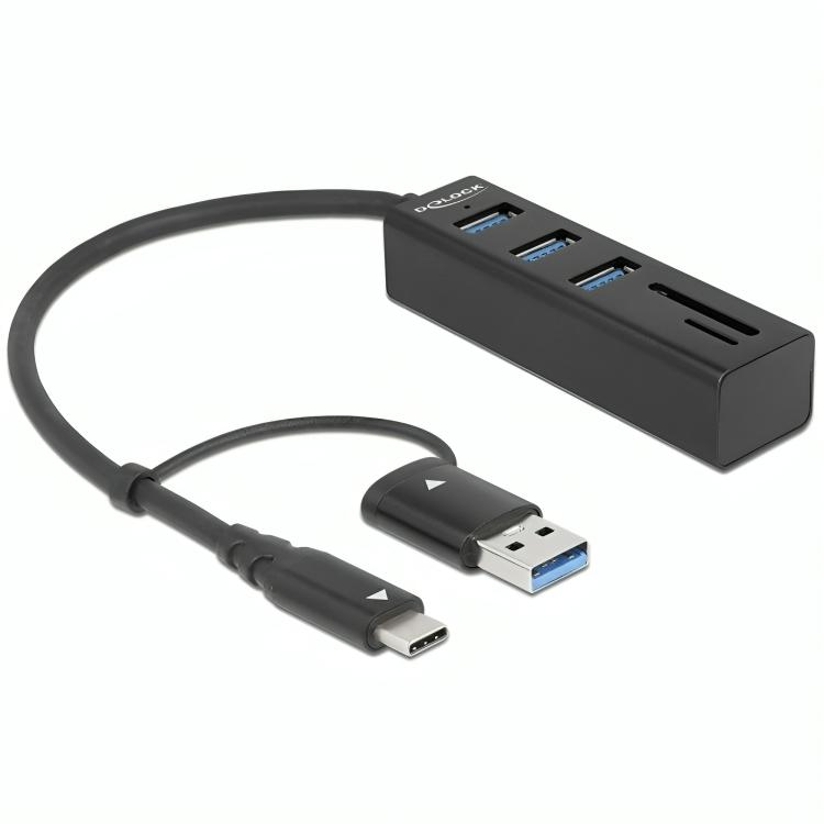 USB C kaartlezer - 3.2 Gen 1 - Delock