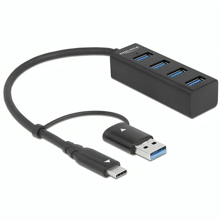 USB hub - 4 poorten - Delock
