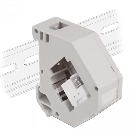Delock DIN-railadapter mit Keystone IEC zu Klemmenblock - Delock