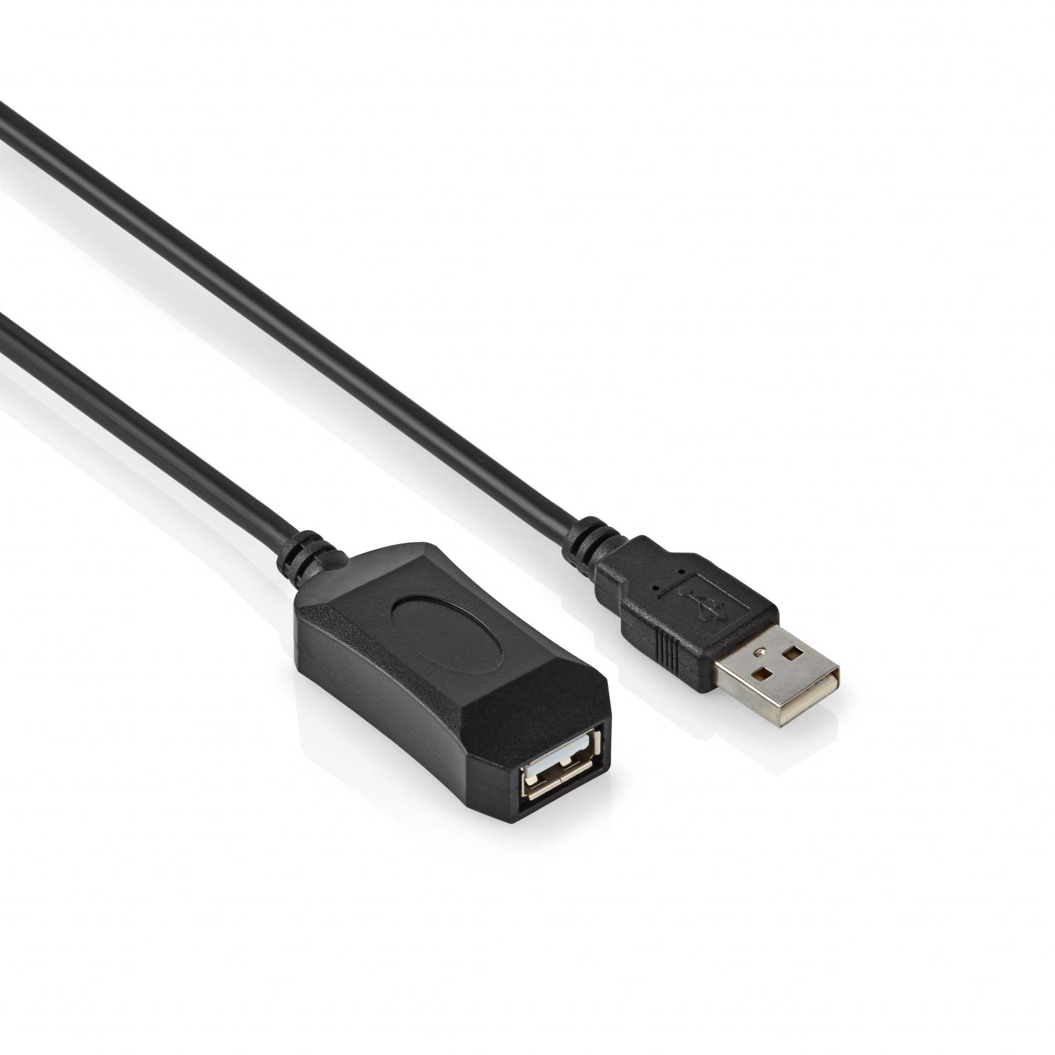 USB kabel met versterker 5 meter