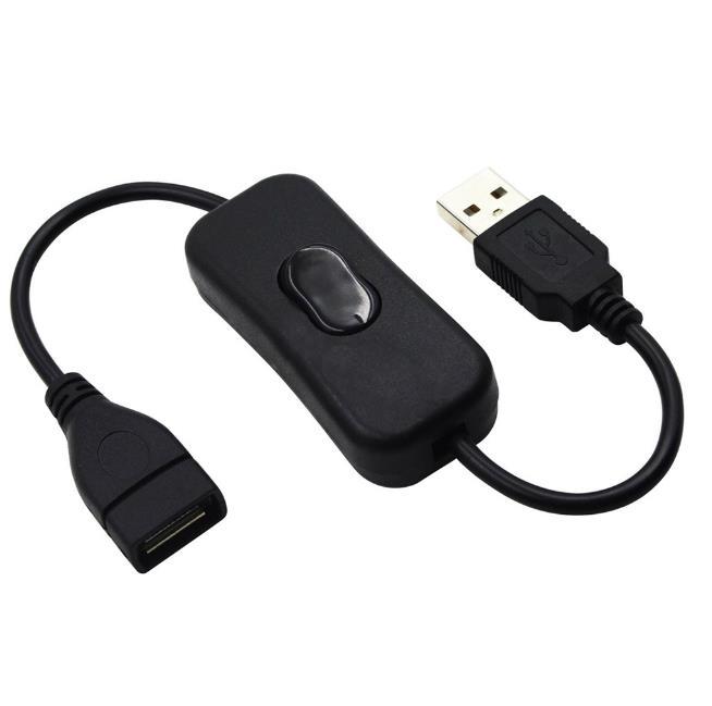 USB-verlengkabel met schakelaar - Allteq
