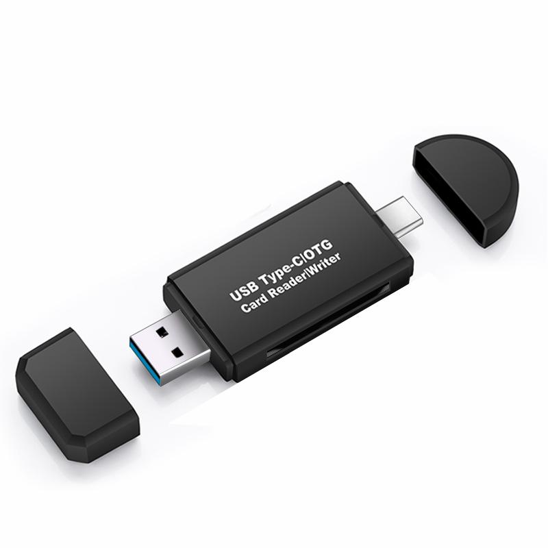 USB 3.1 kaartlezer - Zwart - Allteq