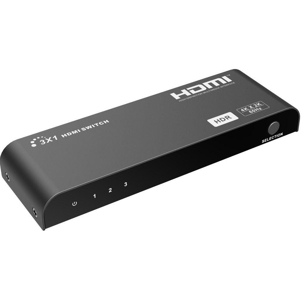 3-poorts HDMI splitter - Allteq