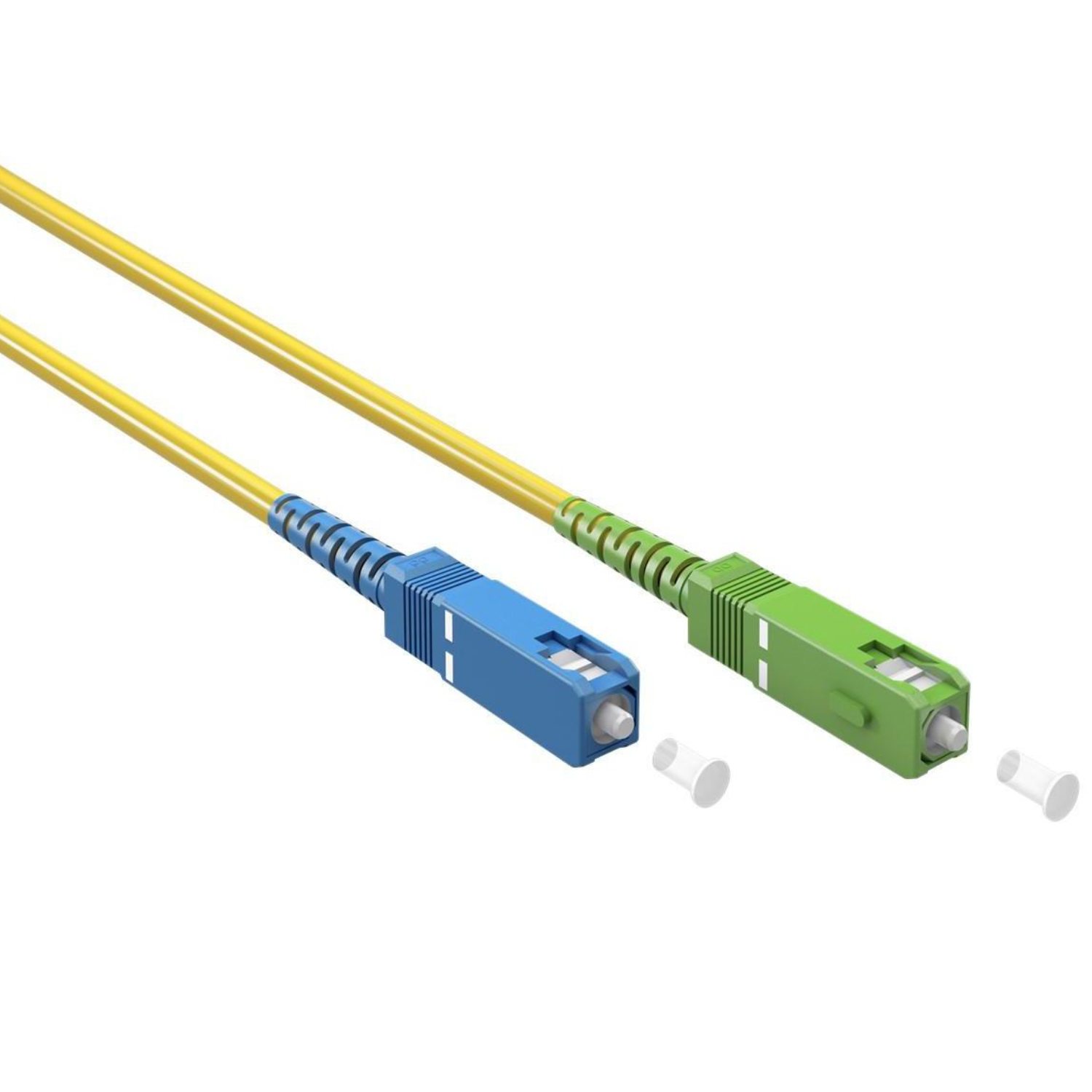 Glasfaserkabel (FTTH), Singlemode (OS2) Yellow, (Simplex), 25 m - Goob