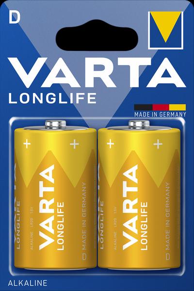 Varta Longlife Alkaline D/LR20 blister 2 - Varta