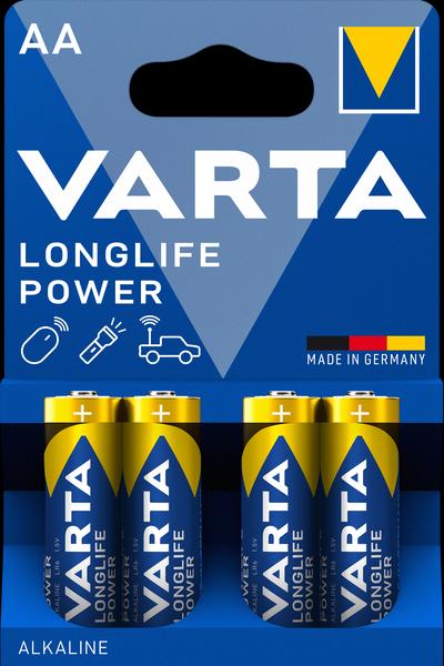 Varta Longlife Power Alkaline AA/LR6 blister 4 - Varta