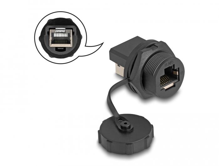Delock RJ45 Cat.6A, IP67, Staub- u. Wasserdicht. - Delock