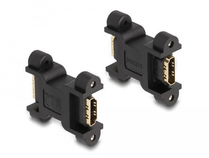 Delock HDMI Adapter Buchse - Buchse mit Schraube. - HQ products