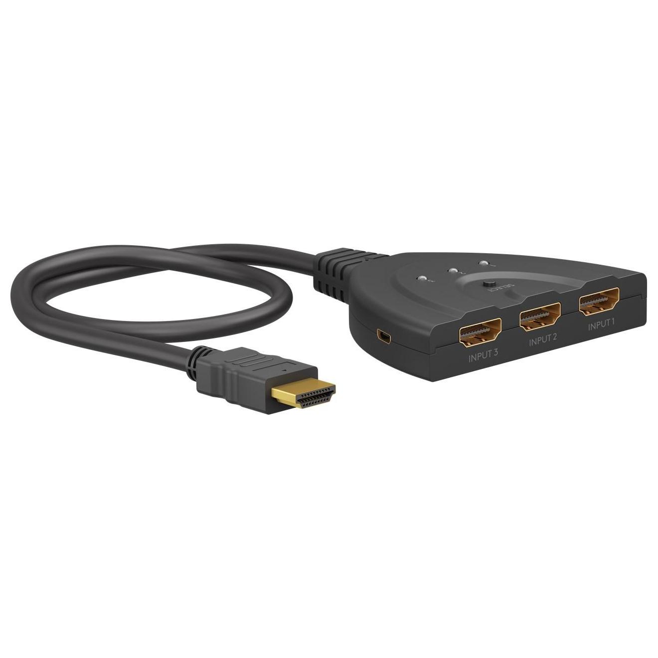 4K HDMI Switch Umschalter - 3 Ports